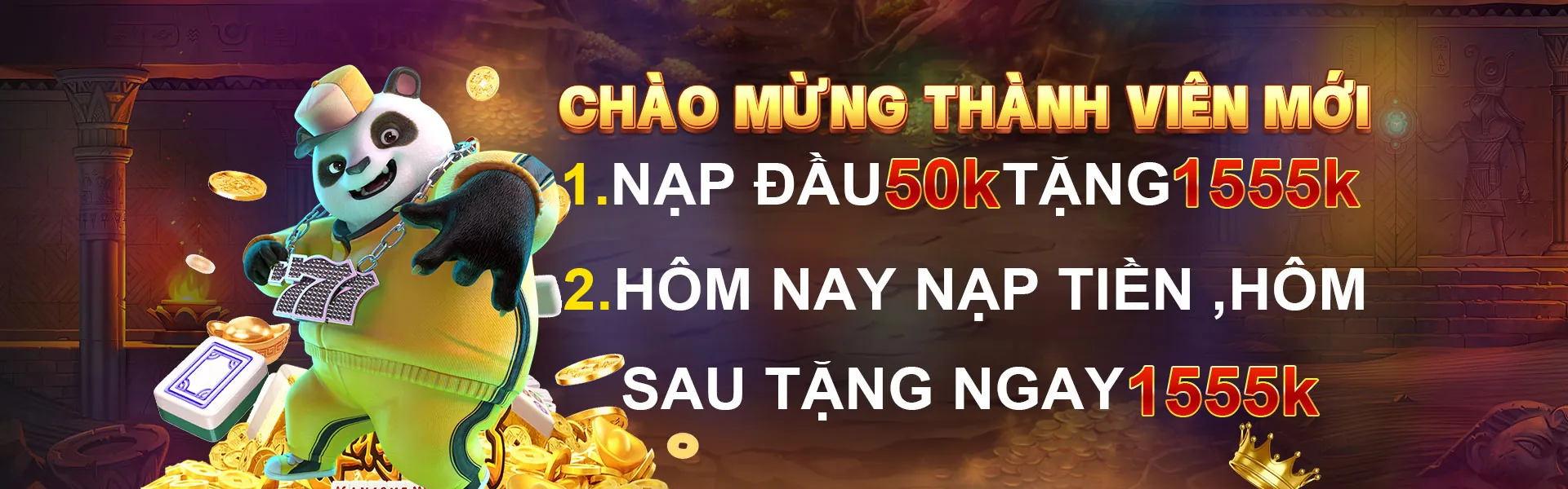 Hình ảnh tiền thưởng chào mừng 100% cho Long Hổ